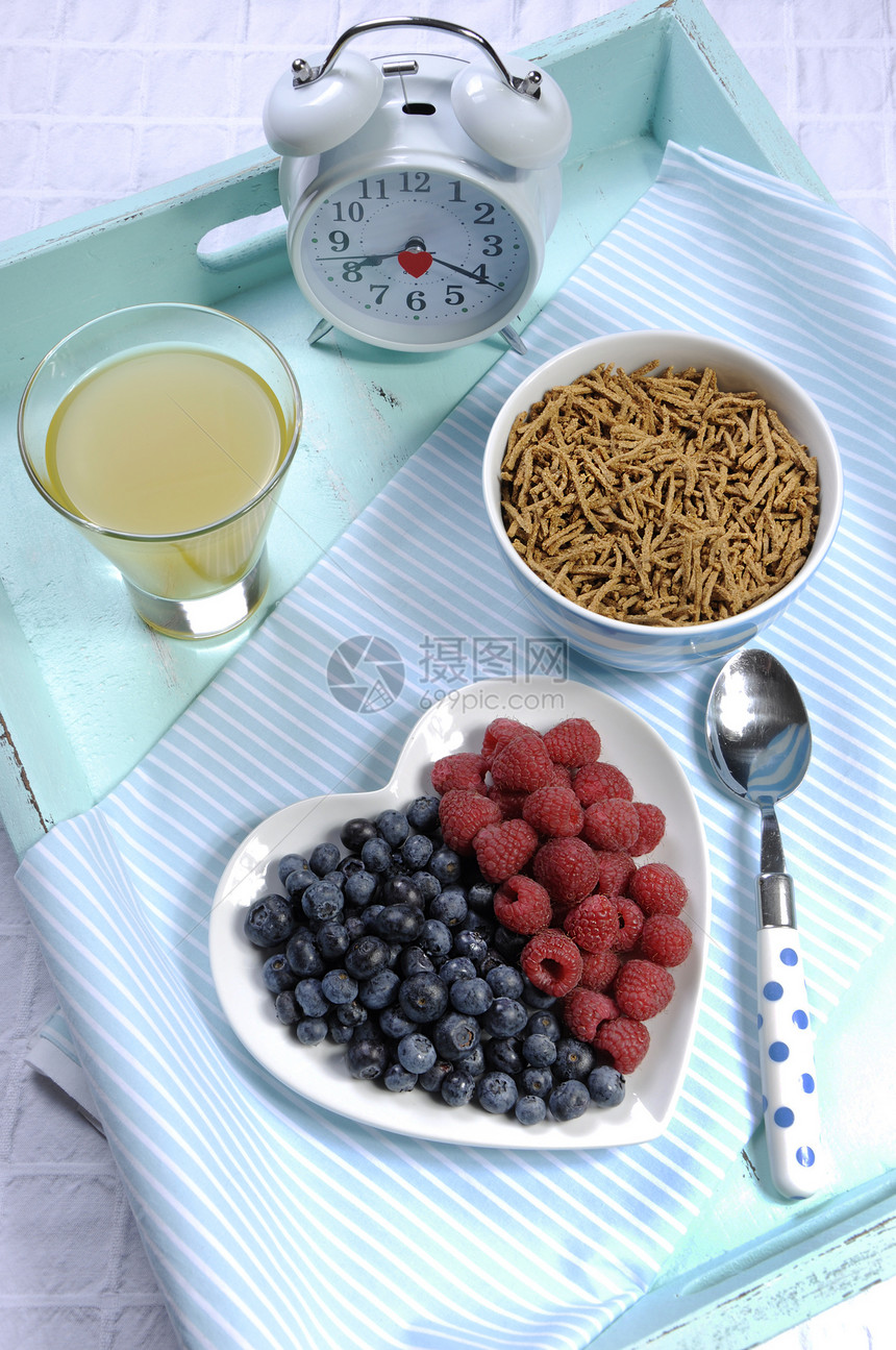 健康饮食高膳食纤维早餐图片