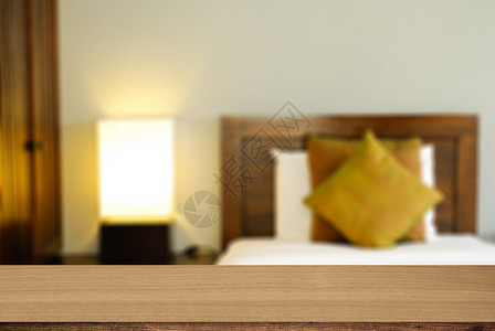 实木书桌背格景床房图片