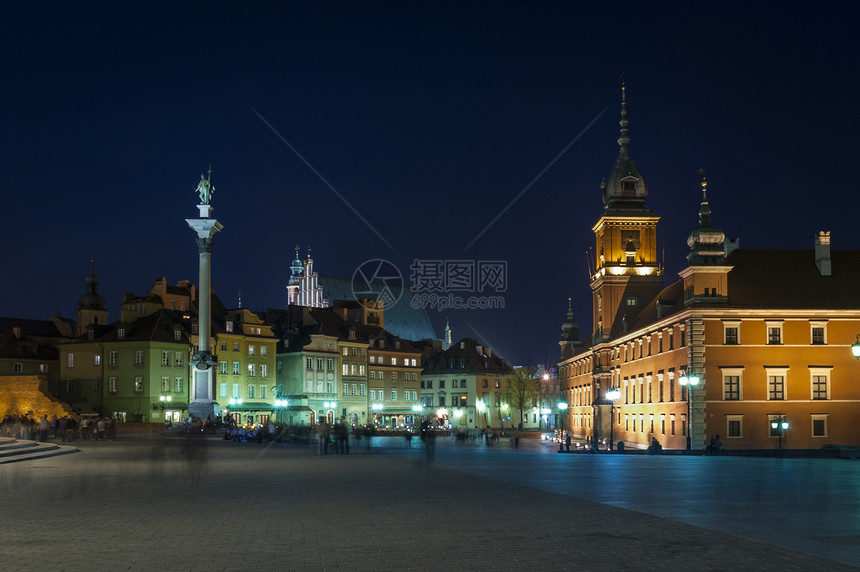 波兰华沙皇家城堡和老城之图片