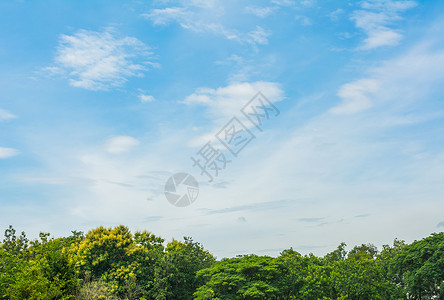 与山和蓝天的风景图片