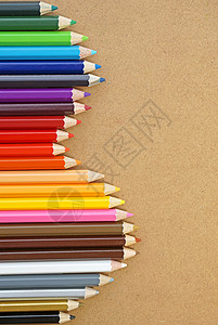 艺术背景彩色铅笔图片