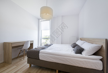 室内设计系列白色的现代卧室图片