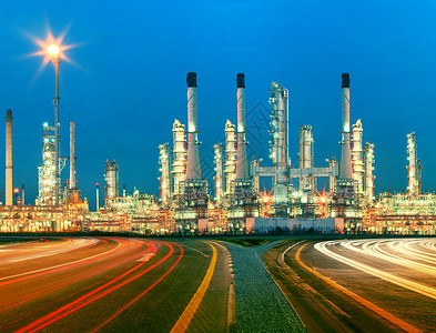 用于电力能源和石油工业主题的重石化工业区炼油图片
