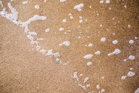冲沙中的水浪图片