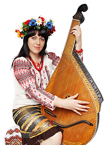 穿着服装的乌克兰妇图片