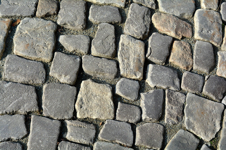奎德林堡老城的鹅卵石图片