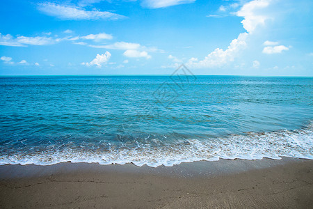 蓝色的大海和沙滩泰国图片
