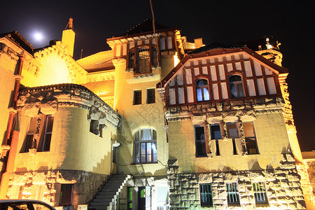 山东青岛标志城堡高清图片