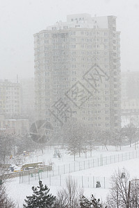 城市最猛烈的暴雪图片