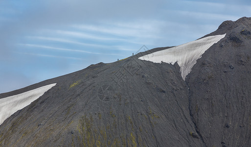 冰岛Landmannalaugar山顶天线地貌的图片