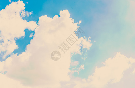 蓝色天空云背景旧图像图片