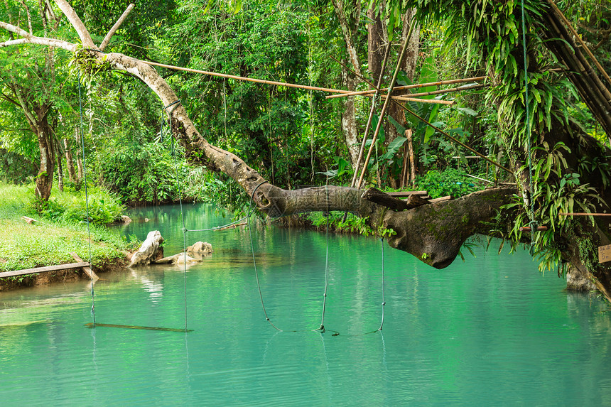 蓝色泻湖万荣老挝图片
