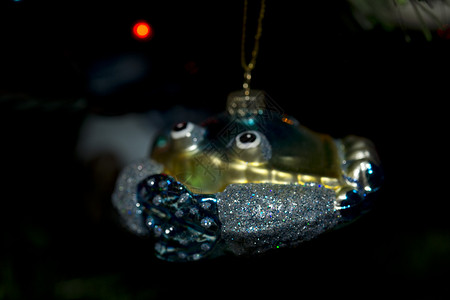 圣诞树蟹球装饰图片