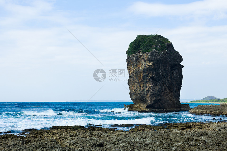 垦丁岩石海岸图片