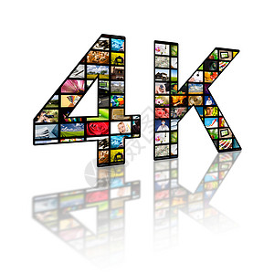 电视4k解析技术概念图片
