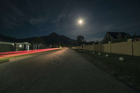 夜晚的风暴河村东开普省南非图片