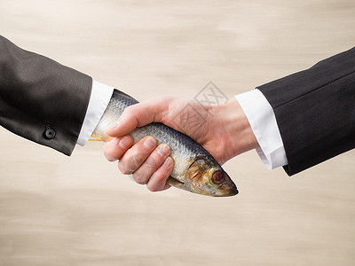 死鱼握手男士商务握手图片