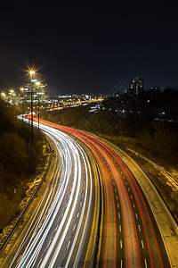 汽车上光剂高速公路上光背景