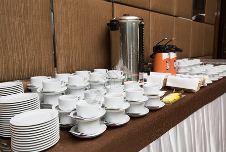 餐饮供应茶叶和咖啡桌图片