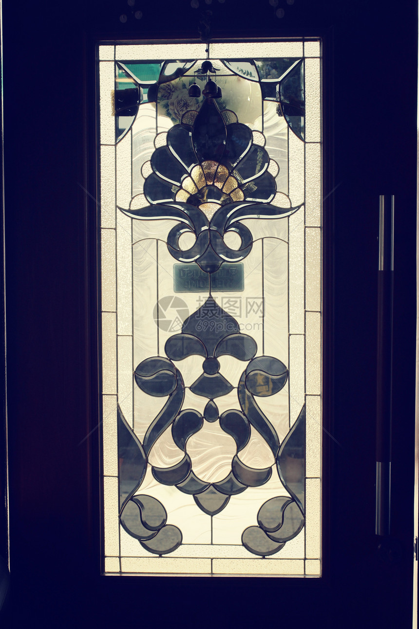门玻璃艺术图片