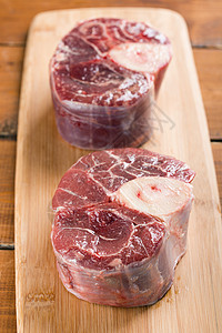 奥索布科生牛肉片背景图片