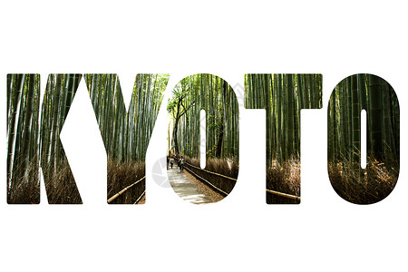 在竹林的词京都图片