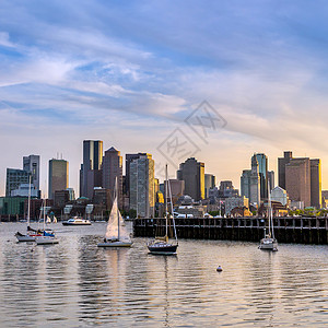 波士顿城市从东波士图片