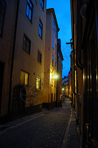 瑞典斯德哥尔摩夜街风景区瑞图片