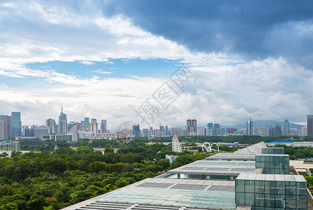 城市深圳鸟瞰图图片