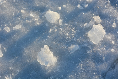 以日落时的碎冰为背景图片