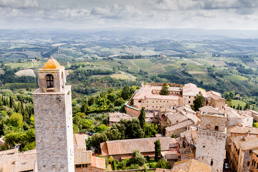 SanGimignano是意大利托斯卡纳省锡耶纳省一个小型的中世纪图片
