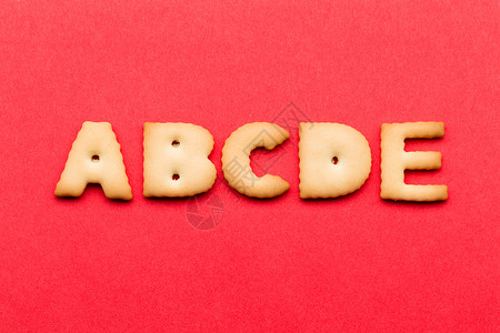 字母ABCDEcookies图片