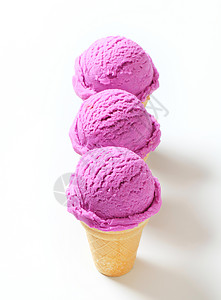 蓝莓冰淇淋霜锥子图片