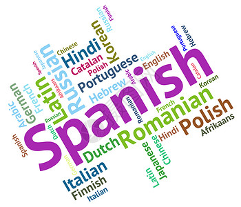 西班牙语含义词语音和词汇图片