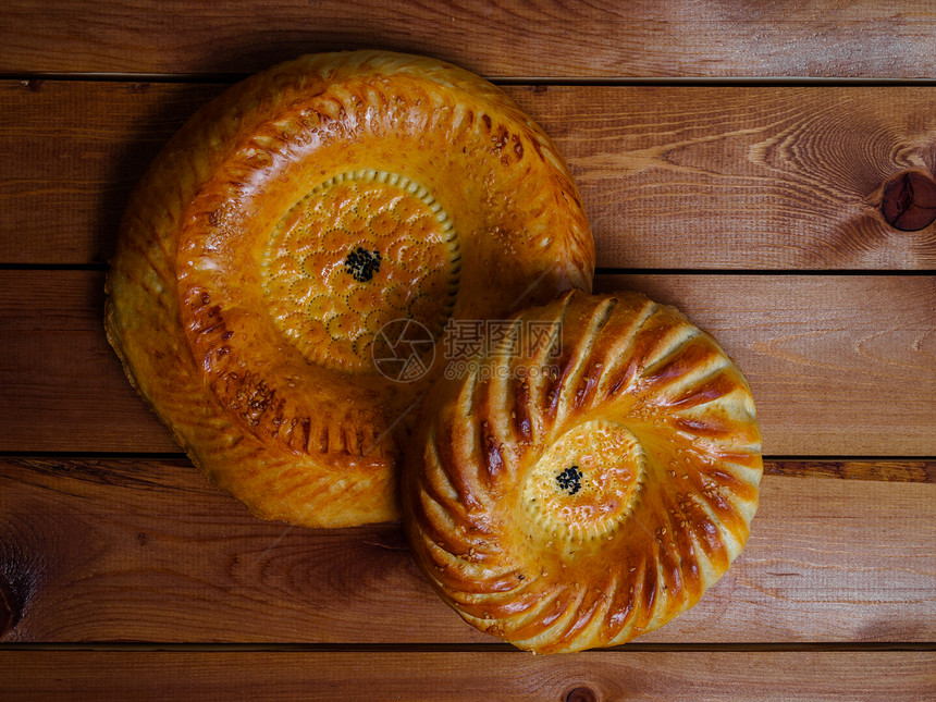 乌兹别克民族面包图片