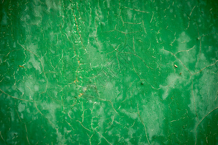 旧的绿色漆木表面图片