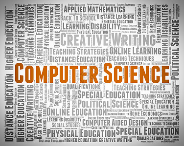 代表信息技术和研究的计算机科学组织图片