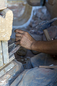 摩洛哥拉巴特雕刻石雕的图片