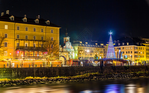 Innsbruck的圣诞市场图片