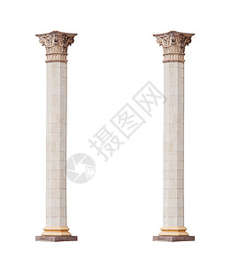 美丽的古典大理石柱孤图片