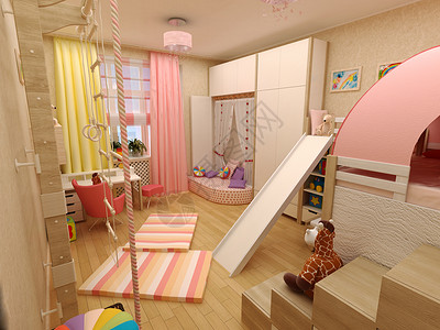 3D使经典儿童房间图片