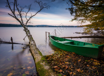 波兰奥尔什廷的Krzywe湖图片