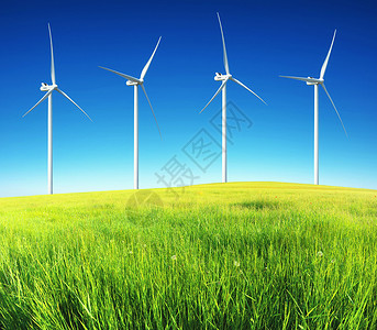 风力发电站生态图片