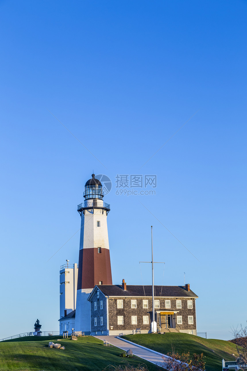 苏福克州纽约长岛灯塔长岛Lighthouse的蒙陶克点光海滩图片