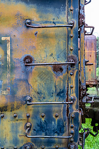 旧的老生锈火车图片