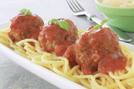 意大利番茄酱肉丸图片