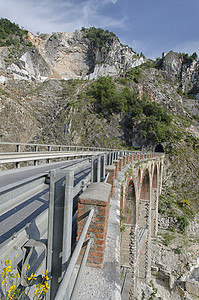 采石场大理石老桥景观图片