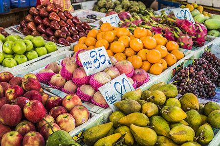 泰国曼谷的水果市场图片