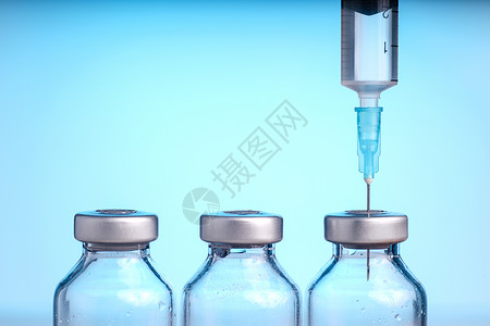 医疗小瓶和Syringe图片