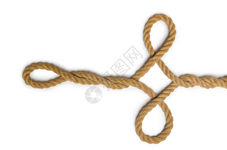 长麻绳的概念图片